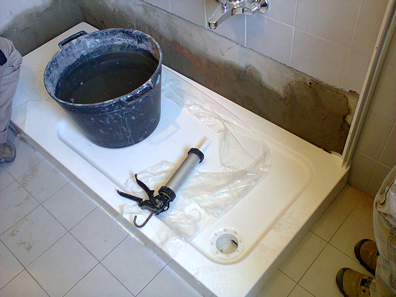 Vasca da bagno in piatto doccia